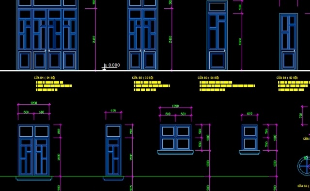 Bản cad thiết kế nhà mái thái đầy đủ kết cấu ,kiến trúc chi tiết đẹp - Ảnh 3